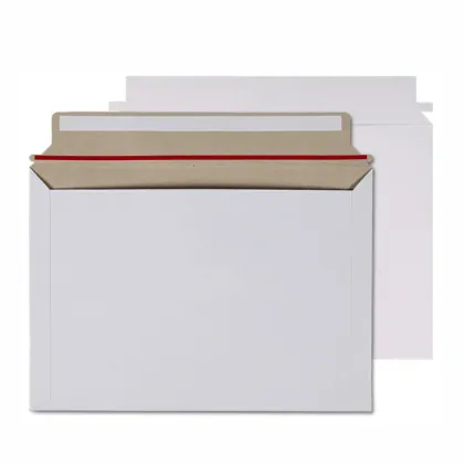 Customized Small Quantity Gift Packaging: Rigid Envelopes with Self-Adhesive Mailer, Logo Option, and Quick Delivery