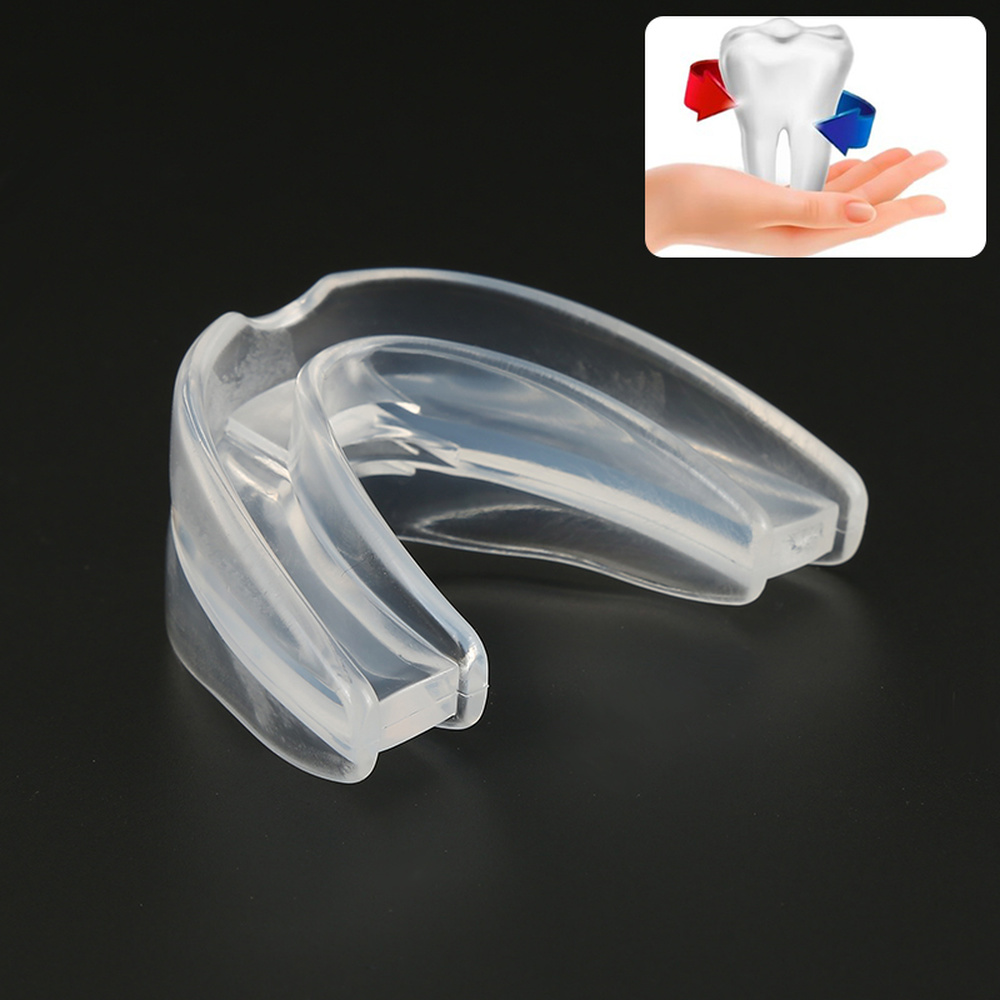 Professional Mouth Guard Safety Soft Food silicone Sport Teeth Guard Karate Basketball Boxing Stop Snoring Bruxism