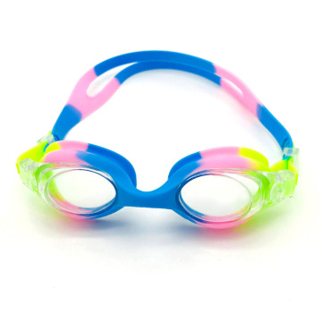 Adjustable Silicone Swim Goggles for Kids - No Leaking, Fashionable Design
