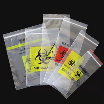 Disposable Lab Plastic Sample Ziplock Specimen Biohazard Bag