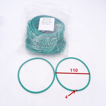 Green FKM Viton O-Rings 4x110 for Sealing