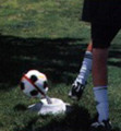 Equipamento de treino de futebol