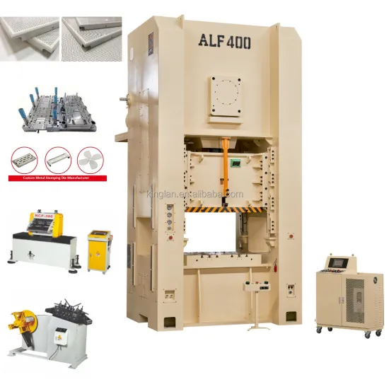 315Ton Press Machine Aluminum Ceiling Automatic Production Line with Feeder for Sale