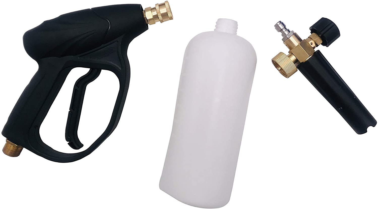 Autobrite de cañón ajustable de vendido caliente 1L 1/4 "Gun de espuma de espuma de espuma de nieve lanza