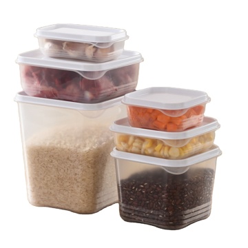 Transparent Refrigerator Storage Box for Freezer and Kitchen Cabinets