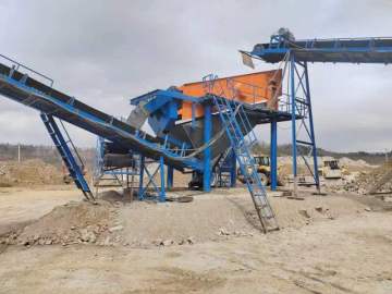 Silica sand vibrating screening equipment