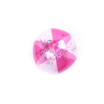 Summer Inflatable PVC สีสัน Glitter Beach Ball