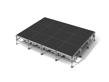 palco esterno portatile con tetto