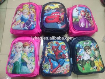 popular kids school bag/ployester school bag/cartoon chool bag/new design fashion bags