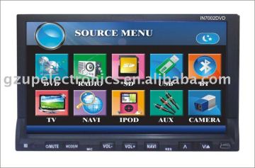 7 inch universal 2 din car dvd player/gps/bluetooth