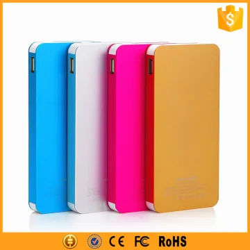 Chrome Portable Power Bank 5800mah 6500mah 6000mah Power Bank For Philips