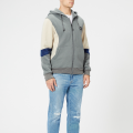 Herren passen Langarmzip-up-Sweatshirt für Langarm.