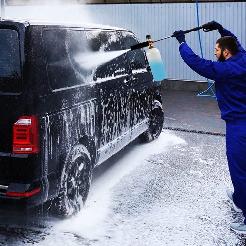 Lanza de espuma de nieve, lavado de jet de lavadora a presión