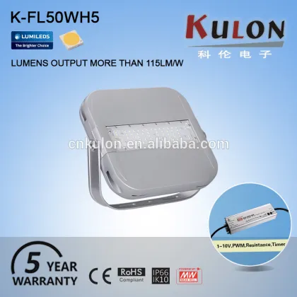 Lumileds 3030 pc lens 50w ip66 outdoor led flood light