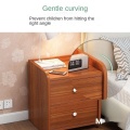 Narrow Simple Bedside Cabinet Bedside Table Mini Simple Modern Bedroom Multi-functional Locker Side Table Bedroom Ins Shelf