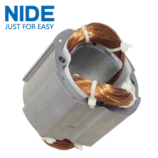 Automatic double two working stations motor stator coil winding machine