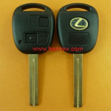 From Honrow Lexus 2 button remote key With 433Mhz 4D67 Chip (Long blade)