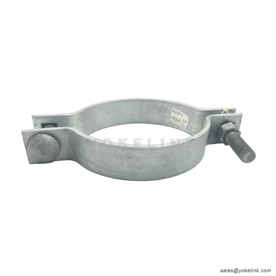 Fasten Clamp Pole Band for Pole Cross Arm Hoop