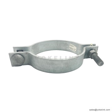 Kencangkan jalur tiang pengapit untuk gelung lengan tiang tiang