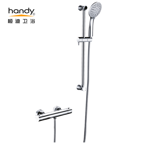 Wall Mounted Thermostatic Shower Taps Thermostatic Shower Mixer With Slide Rail Kit Supplier