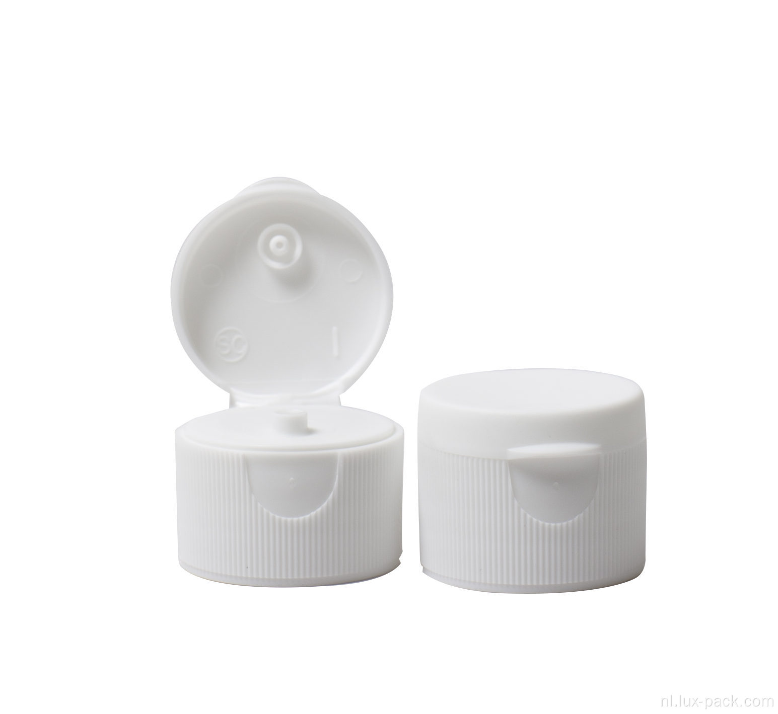 Hoogwaardige aangepaste plastic flip -topdoppen
