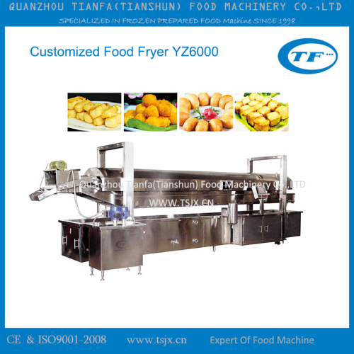 Stainless Steel Continuous Snack Food Fryer