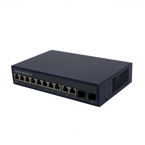 8 Ports Ethernet POE Switch 2RJ45 2SFP
