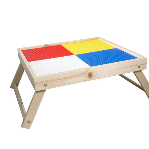 GIBBON legos wooden table, Building Block Table, Craft Table and Sensory Table with Storage legos wooden table