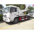 4x2 رخيصة Dongfeng 6 طن شاحنة السحب مسطحة