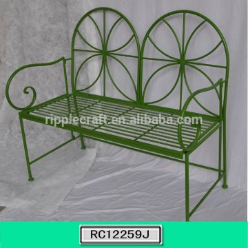 Simple Metal Park Bench Patio Furniture