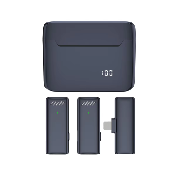 Digital Bluetooth 2-in-1 Portable Lapel Wireless Microphone for Mobile Phone and Computer