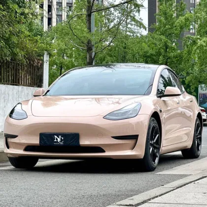 Platinum Milky Coffee Car Wrap