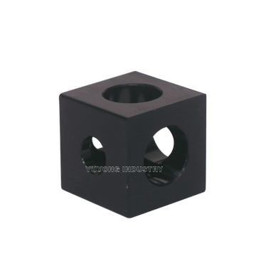 2020 Aluminum Block Cube Prism Connector Wheel Regulator for 3D Printer Corners