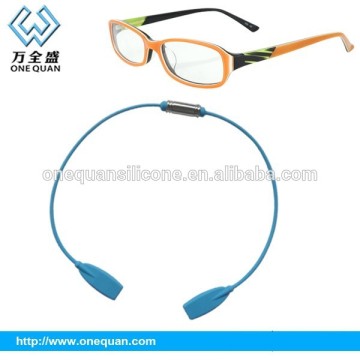 2015 Trade Assurance gold supplier adjustable silicon magnetic eyewear retainers