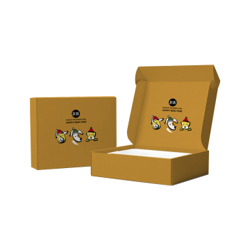 Eco-Friendly Custom Logo Printed 3 Ply Corrugated Kraft Shipping Mailer Boxes