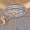Lámpara de techo de cristal moderna para salón de cuello de baile