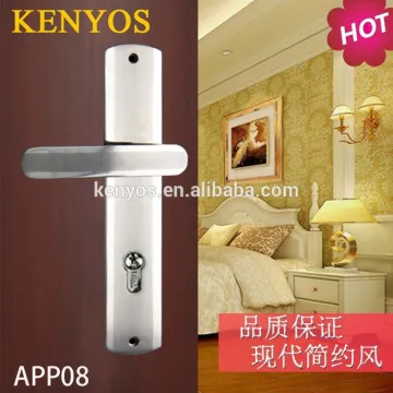 KENYOS High Quality Zinc Door Handle For Wood Door , Zinc Handle Lock Supplier Lock Pick Set