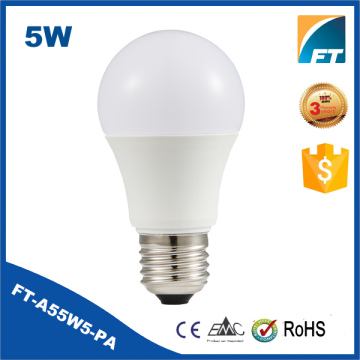FT-A55W5-PA 5W E27 AC100-240V LED BULB
