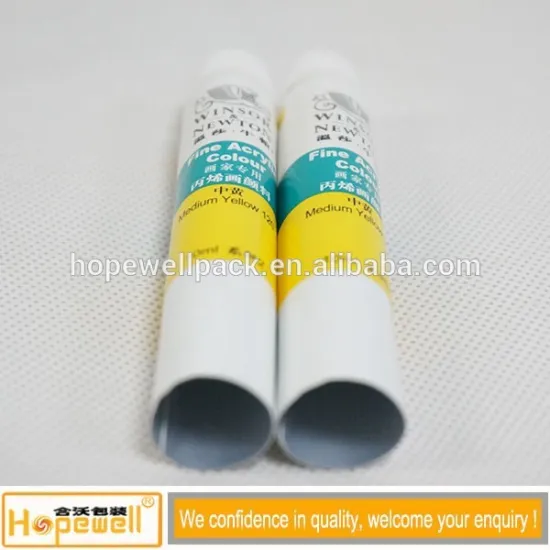 Guangzhou small size collapsible aluminum hemorrhoids cream tube