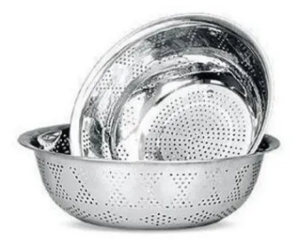Rice sieve / Colander, s/s