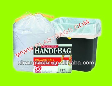 2014 top seller virgin handle garbage bags