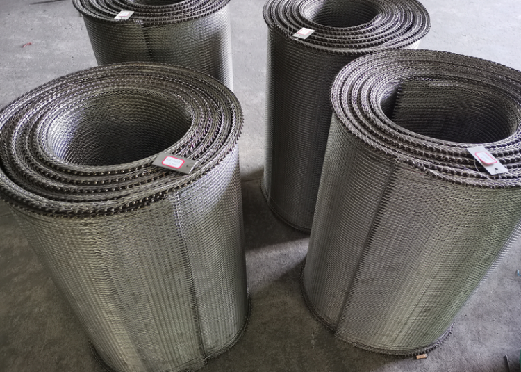 Furnace mesh belt