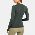 Women Nylon Equestrian Long Sleeve Base Layer