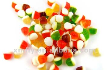 halal mini fruit flavour gummy candy