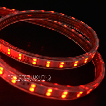 220V SMD 5050 Red Double row LED Strip Light For outdoor use