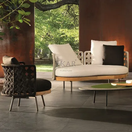 Outdoor Comfortable Leisure Chair for Balcony and Outdoor Furniture
