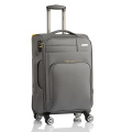 Hot sale business travel soft double zipper luggage