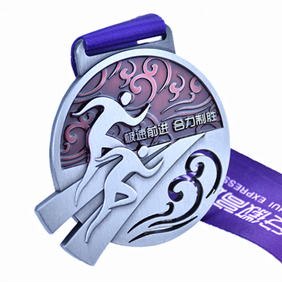 Design Run Race Transparent Color Paint Medal