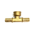 Brass PEX female tee fitting