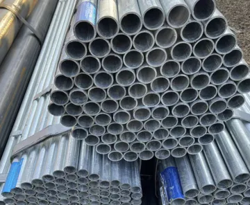 Galvanized steel pipes for petrochemical industries
